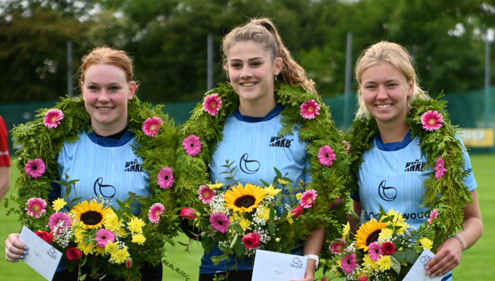 De winnaars van de juniorencompetitie in Huizum