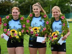 De winnaars van de juniorencompetitie in Huizum