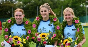 De winnaars van de juniorencompetitie in Huizum