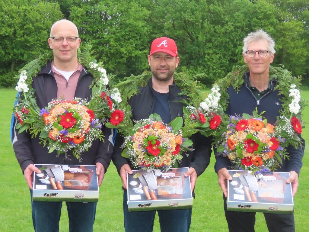 heren 50+ . Herman Osinga, Daniël Groen en Gerrie Otter (foto: Lijkle Spijksma)