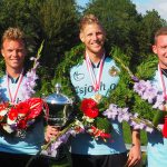 Mantgum 8 september 2019 heren 1e klasse v.f. vlnr Bauke Dijkstra, Jouke Bosje en André van Dellen