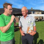 Reduzum heren 1e klasse afscheid scheidsrechter Jan Winkel