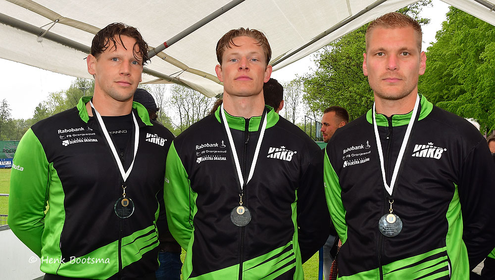 Sint Annaparochie 2 - kaatsnieuws.com Marten Bergsma, Hessel Postma, Erwin Zijlstra