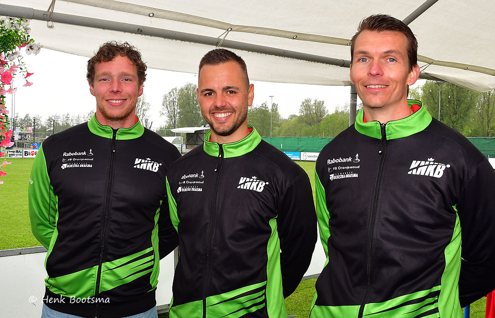 Sint Annaparochie 3 - kaatsnieuws.com Allard Hoekstra, Kevin Jordi Hiemstra, Peter van Zuiden