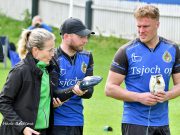 Dylan Drent valt geblesseerd uit op Rengersdag